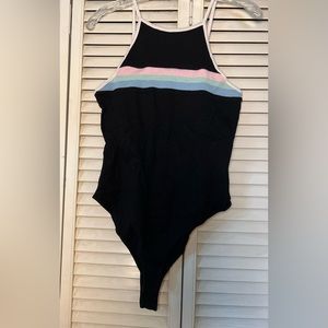 Forever 21 Bodysuit Spaghetti Strap Size: M
